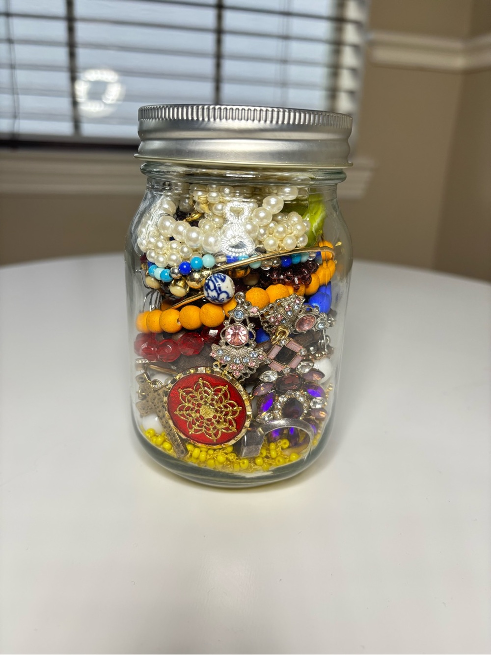 Mystery Jewelry Jar with Vintage - J32